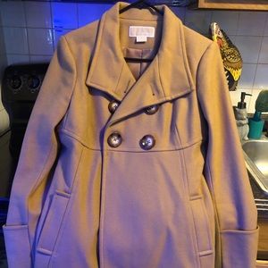 Michael Kors women’s pea coat, camel, size 8